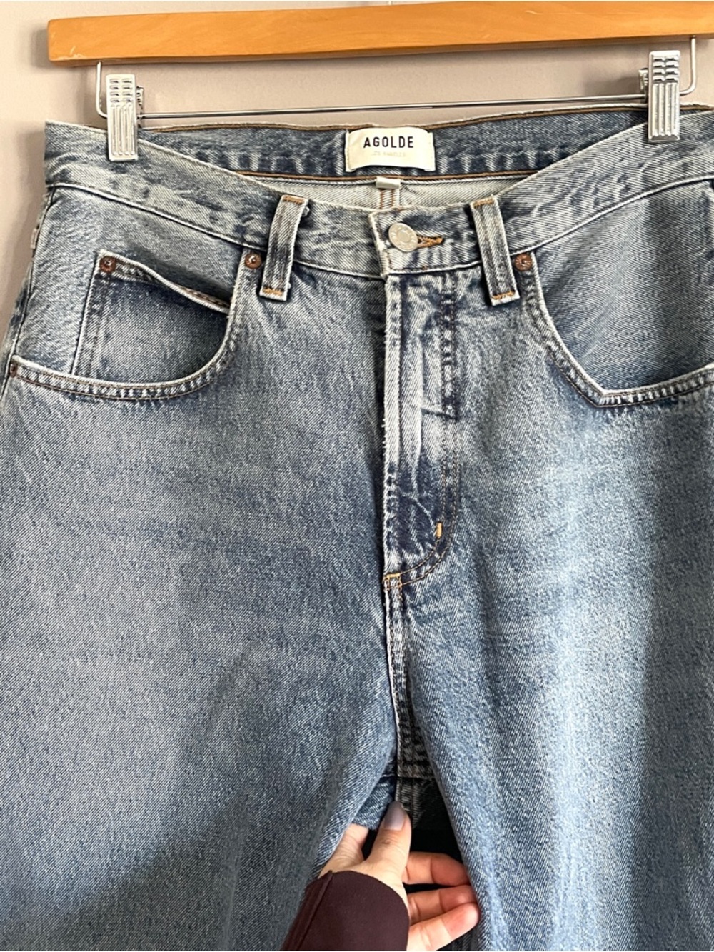 Agolde Fusion Jeans in Ratio - 28" - Picture 3 of 16